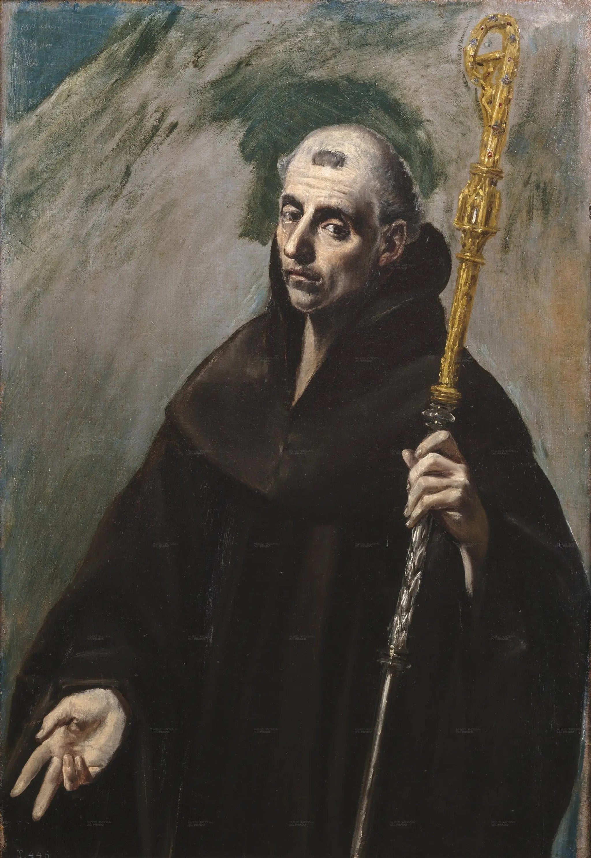 Saint Benoît - El Greco image 1 reproduction artisanale de tableau