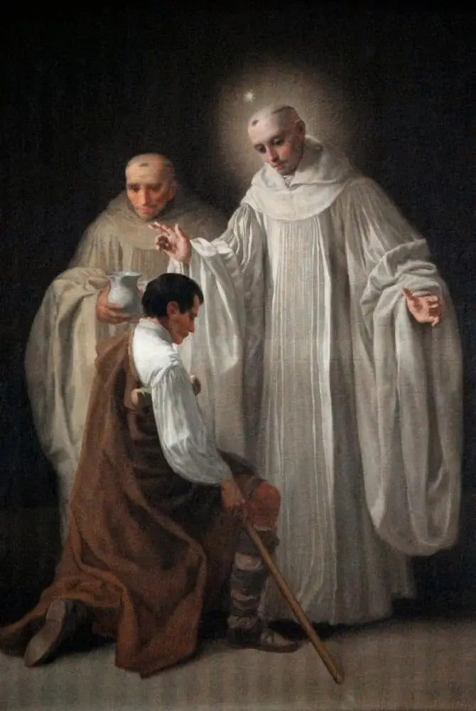 Saint Bernard de Clairvaux guérissant un infirme - Francisco de Goya image 1 tableau peint à l’huile sur toile