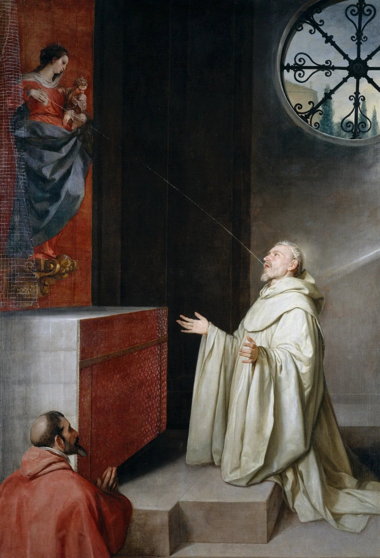 Saint Bernard et la Vierge - Alonso Cano image 1 reproduction d’œuvre d’art à l’huile