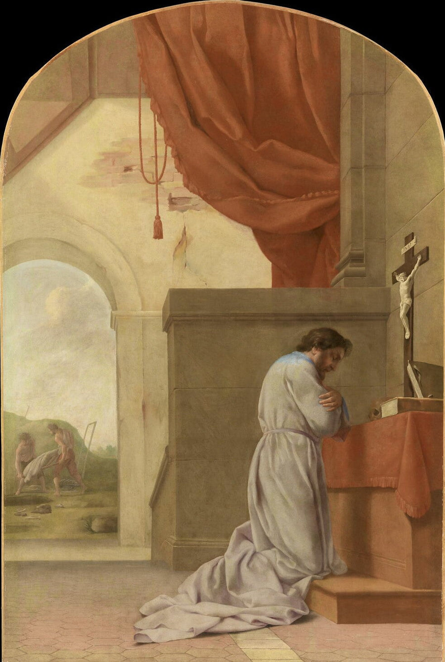 Saint Bruno en prière - Eustache Le Sueur