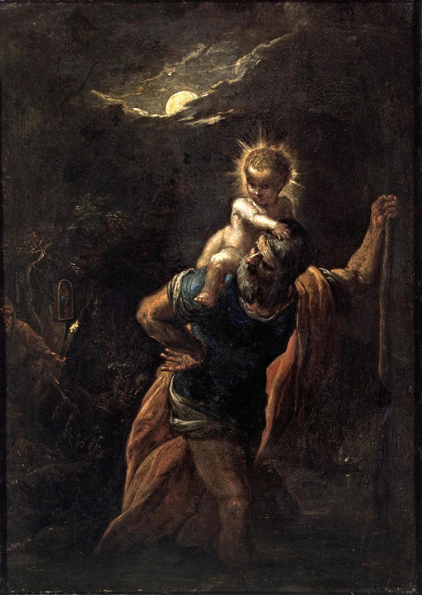 Saint Christophe - Adam Elsheimer image 1 tableau peint à l’huile sur toile