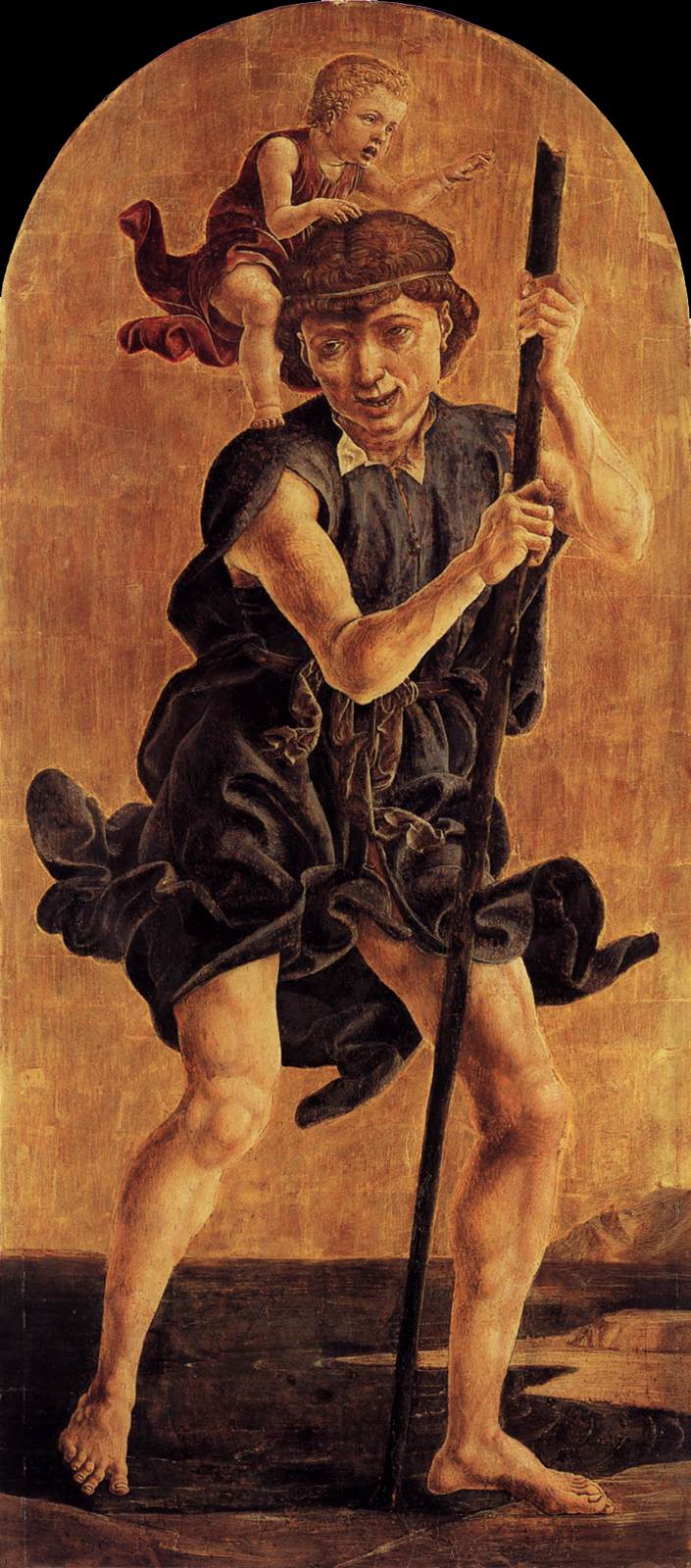 Saint Christophe - Cosmè Tura image 1 reproduction artisanale de tableau