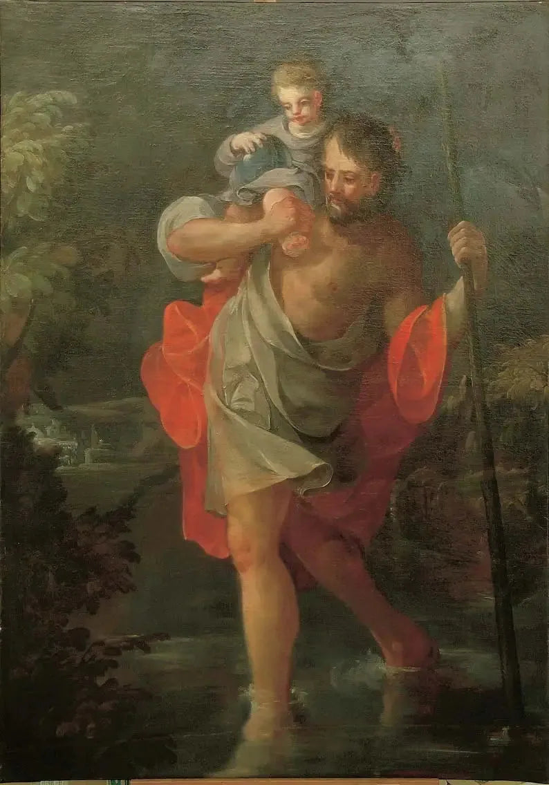 Saint Christophe - Francisco de Goya image 1 reproduction de peinture à l’huile