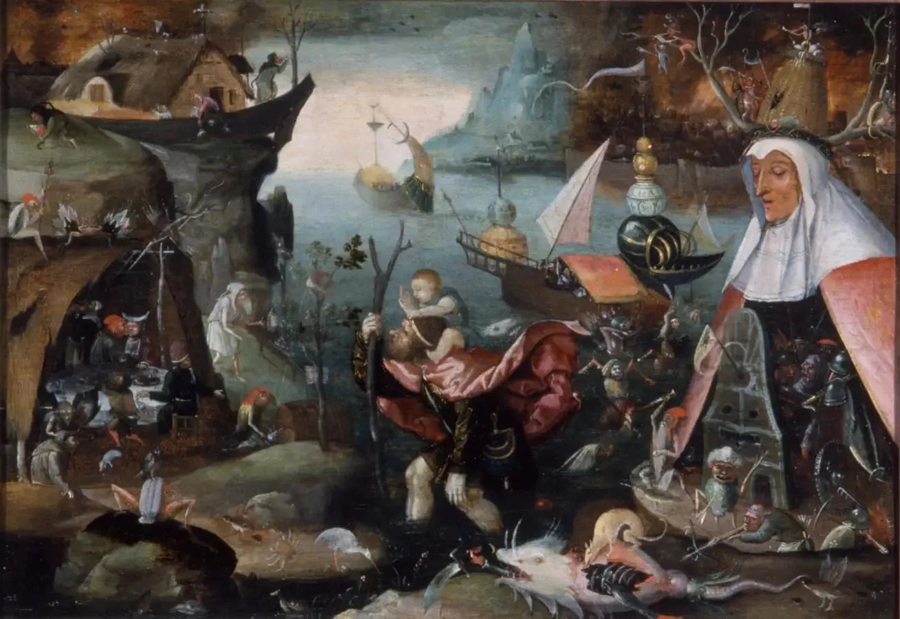 Saint Christophe - Hieronymus Bosch image 1 reproduction de peinture à l’huile