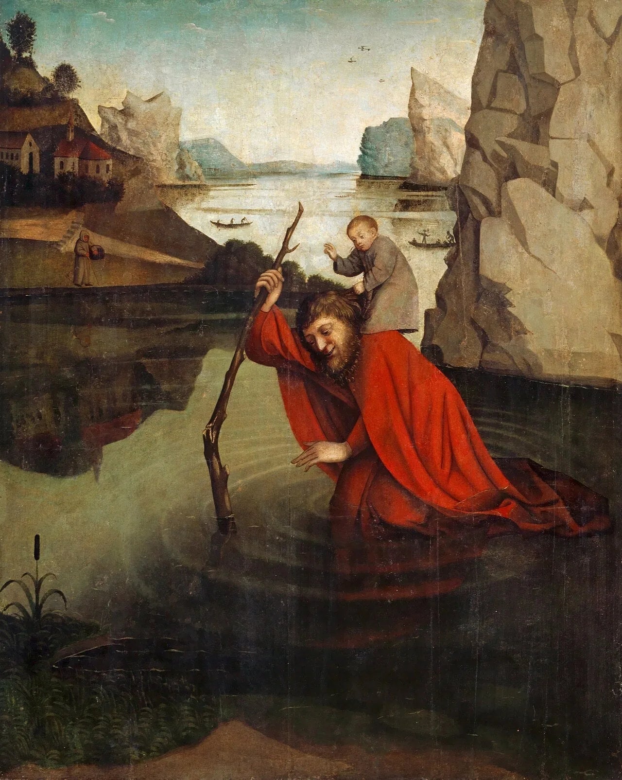 Saint Christophe - Konrad Witz image 1 reproduction réalisée par Alpha Reproduction