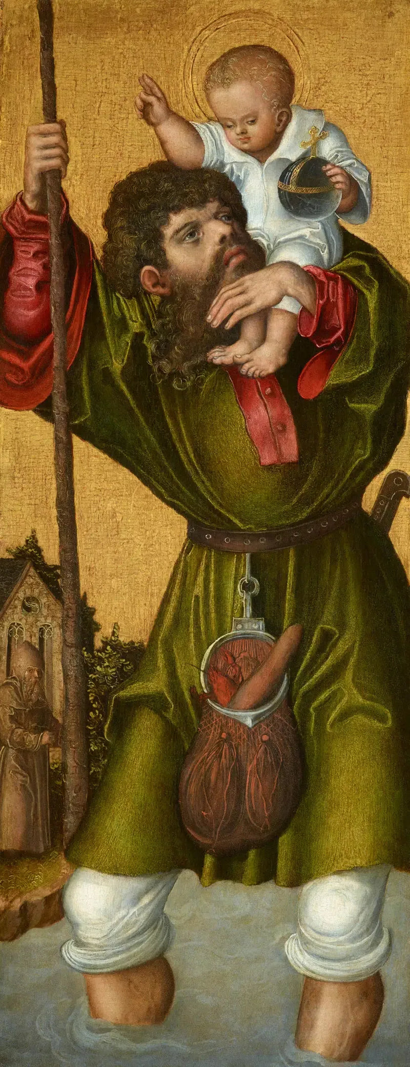 Saint Christophe - Lucas Cranach the Elder