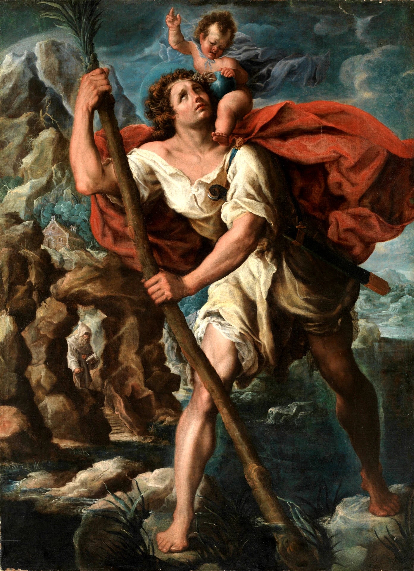 Saint Christophe - Orazio Borgianni