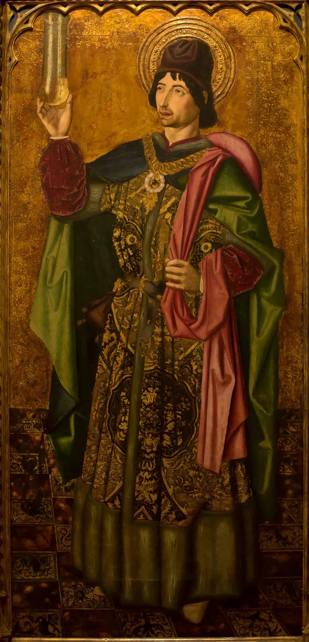 Saint Damien - Bartolomé Bermejo image 1 copie de tableau peinte à la main