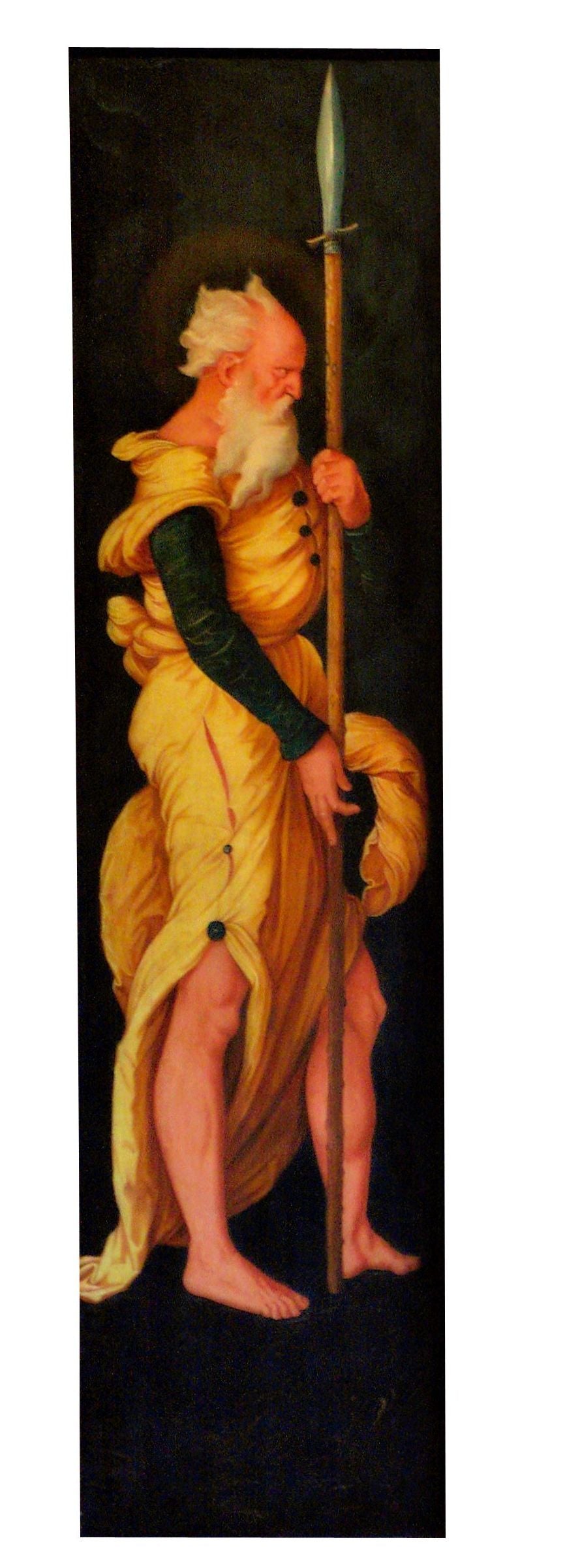 Saint debout - Hans Baldung Grien image 1 copie de tableau peinte à la main