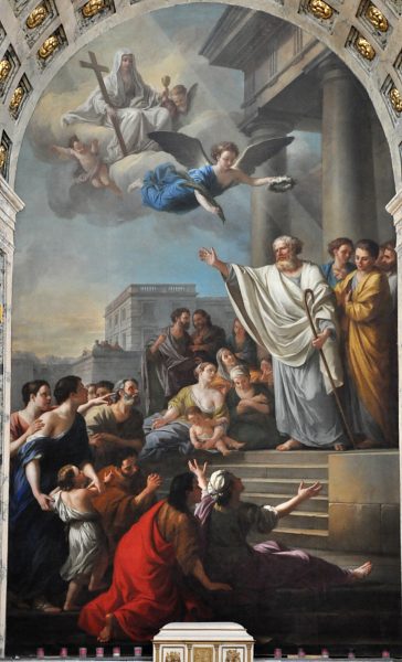 Saint Denis prêchant les Gaules - Joseph-Marie Vien image 1 copie de tableau peinte à la main