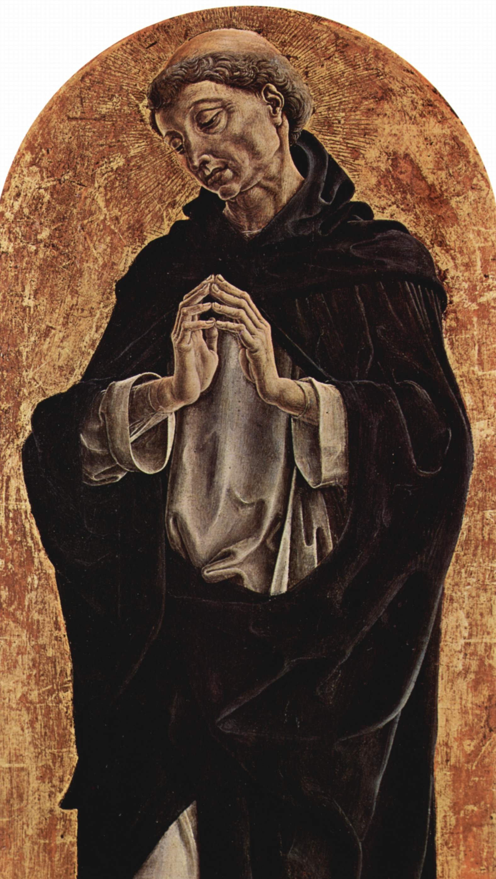 Saint Dominique - Cosmè Tura image 1 copie peinte à la main à l’huile