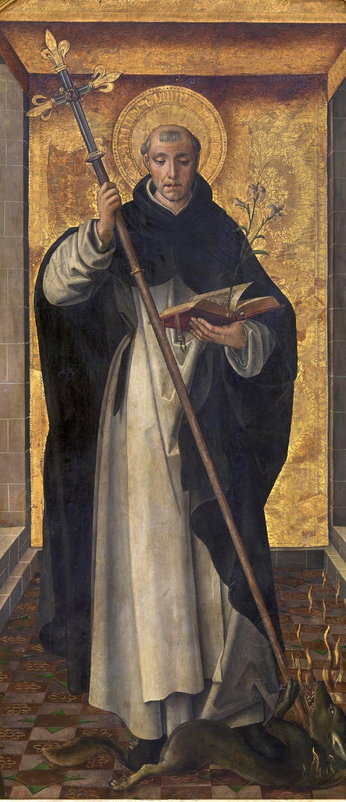 Saint Dominique de Guzmán - Pedro Berruguete image 1 copie peinte à la main à l’huile