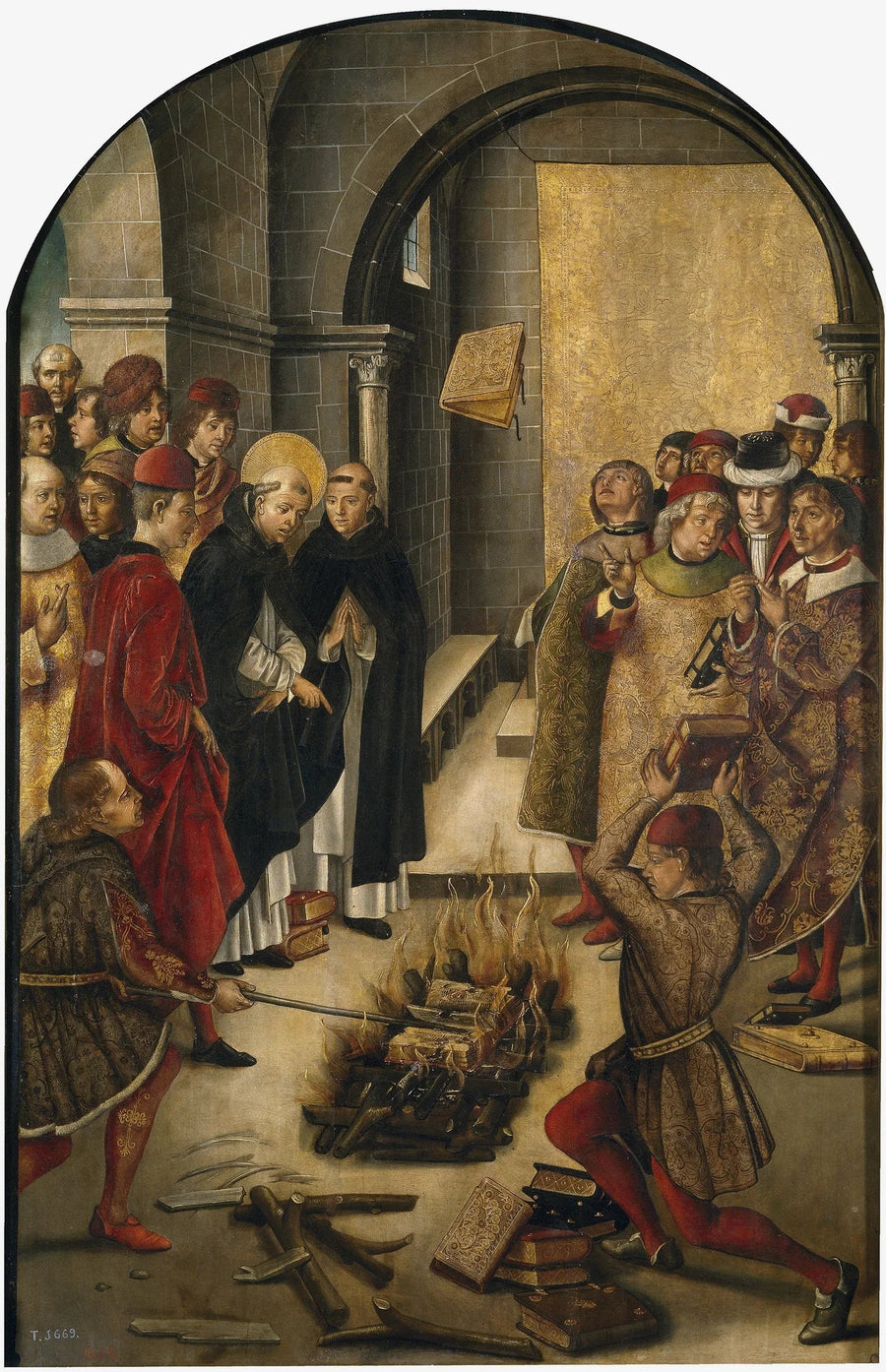 Saint Dominique et les Albigeois - Pedro Berruguete