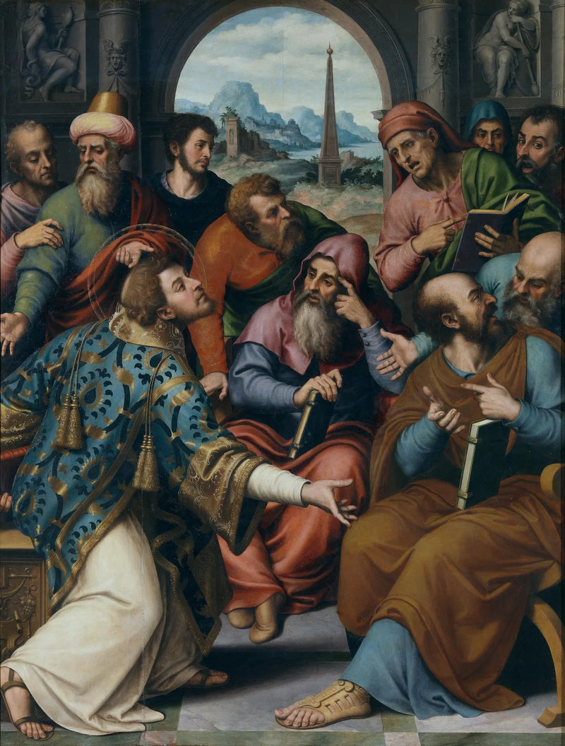 Saint Étienne à la synagogue - Juan de Juanes