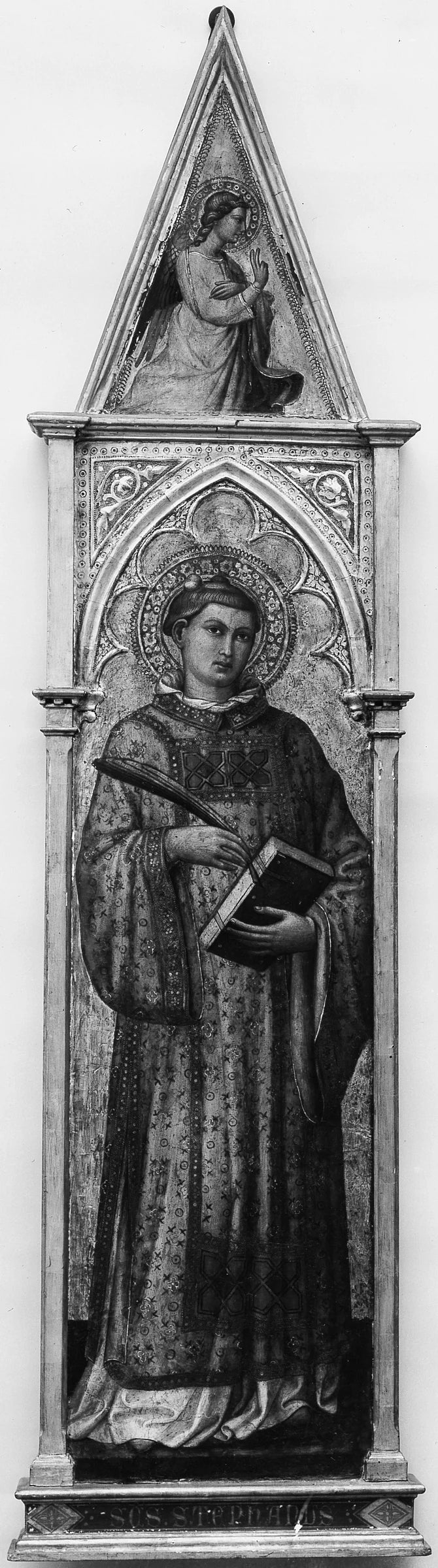 Saint Étienne (avec l'ange de l'Annonciation) - Martino di Bartolommeo di Biagio