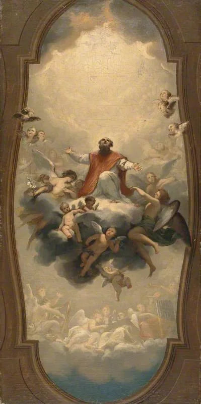 Saint Eusèbe porté au ciel - Anton Raphael Mengs image 1 reproduction réalisée par Alpha Reproduction