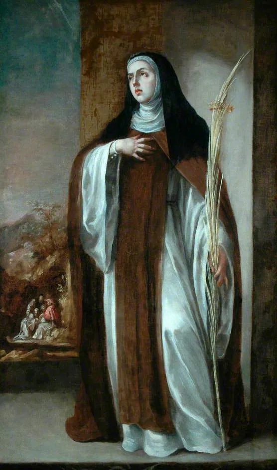 Saint Eustochium - Juan de Valdés Leal
