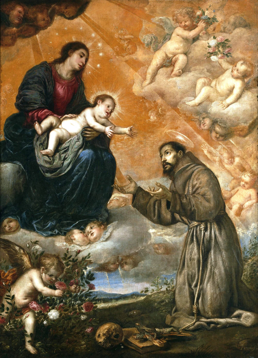 Saint François d'Assise dans la Portioncule - Antonio de Pereda
