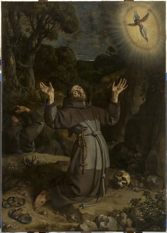 Saint François d'Assise recevant les stigmates - Frans II Pourbus