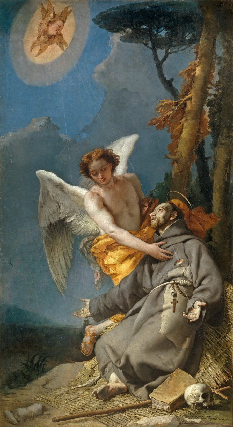 Saint François d'Assise recevant les stigmates - Giambattista Tiepolo