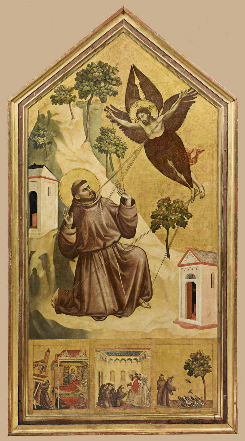 Saint François d'Assise recevant les stigmates - Giotto di Bondone