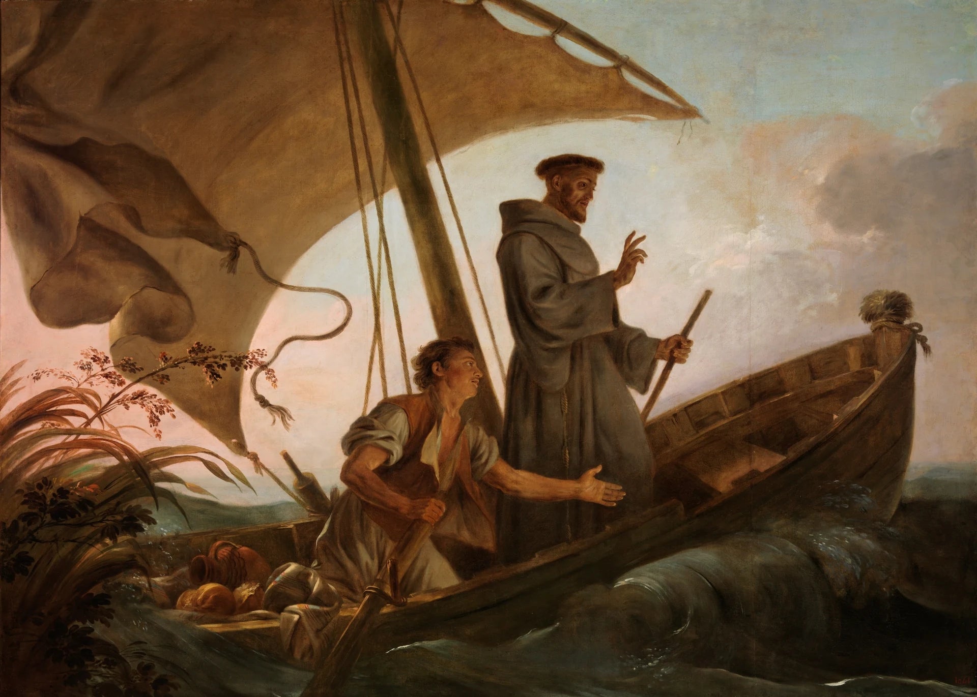 Saint François calme la tempête - Manuel de la Cruz