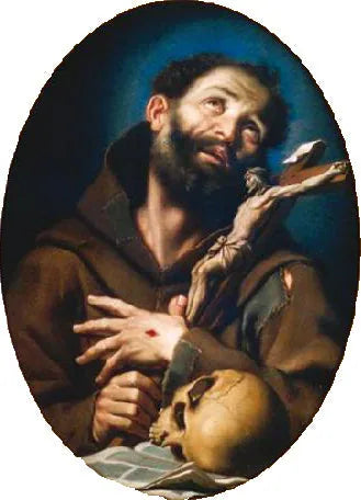 Saint François d'Assise - Bernardo Strozzi image 1 reproduction de peinture à l’huile
