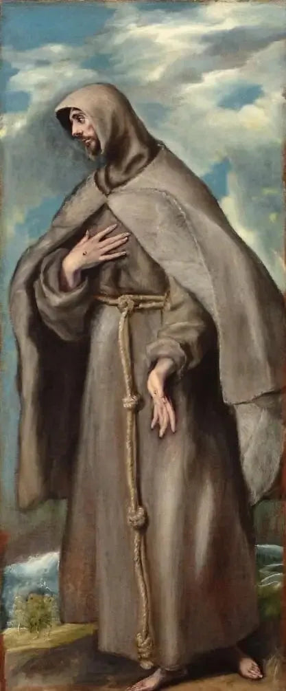 Saint François d'Assise - El Greco image 1 copie peinte à la main à l’huile