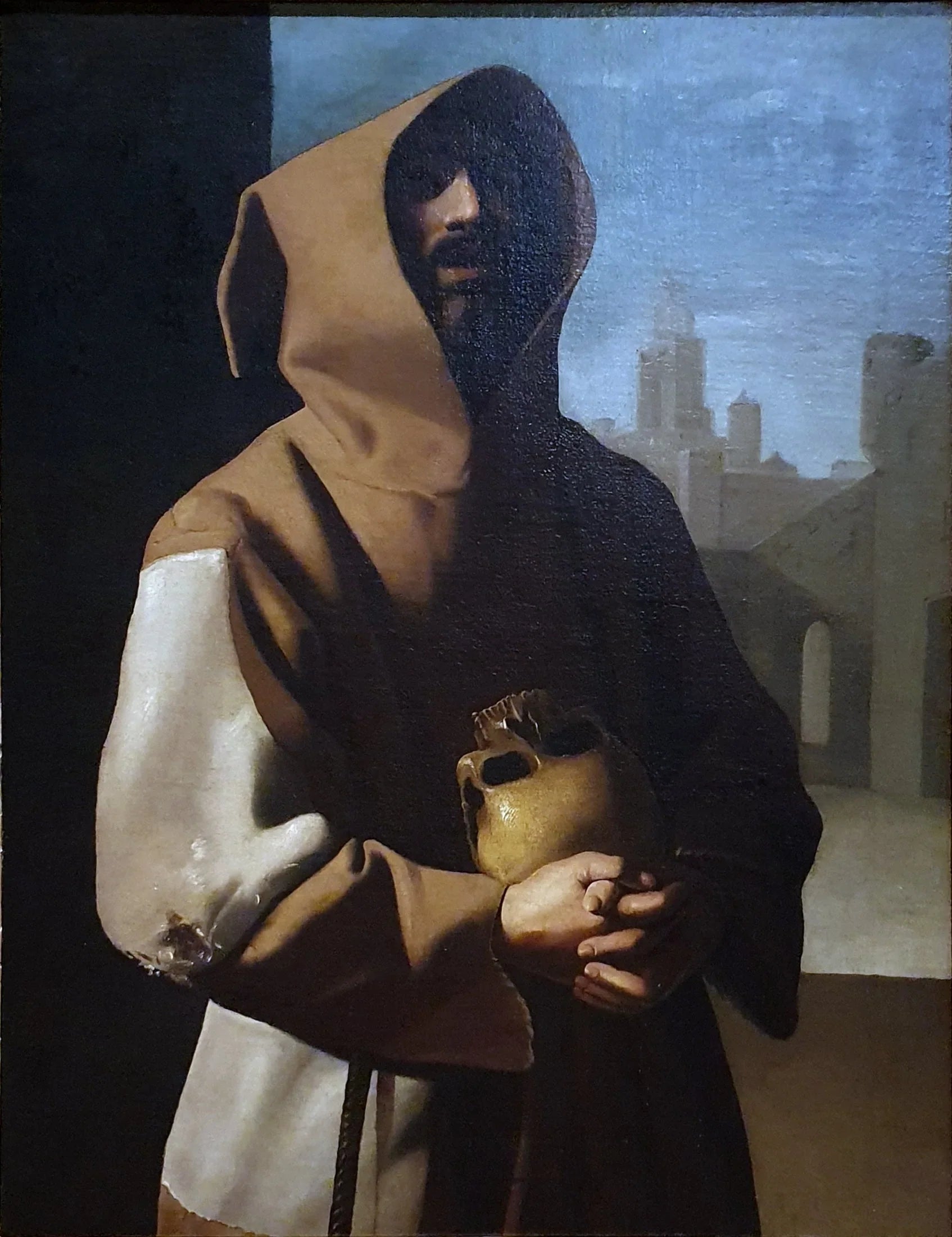 Saint François d'Assise en extase - Francisco de Zurbarán image 1 copie de tableau peinte à la main