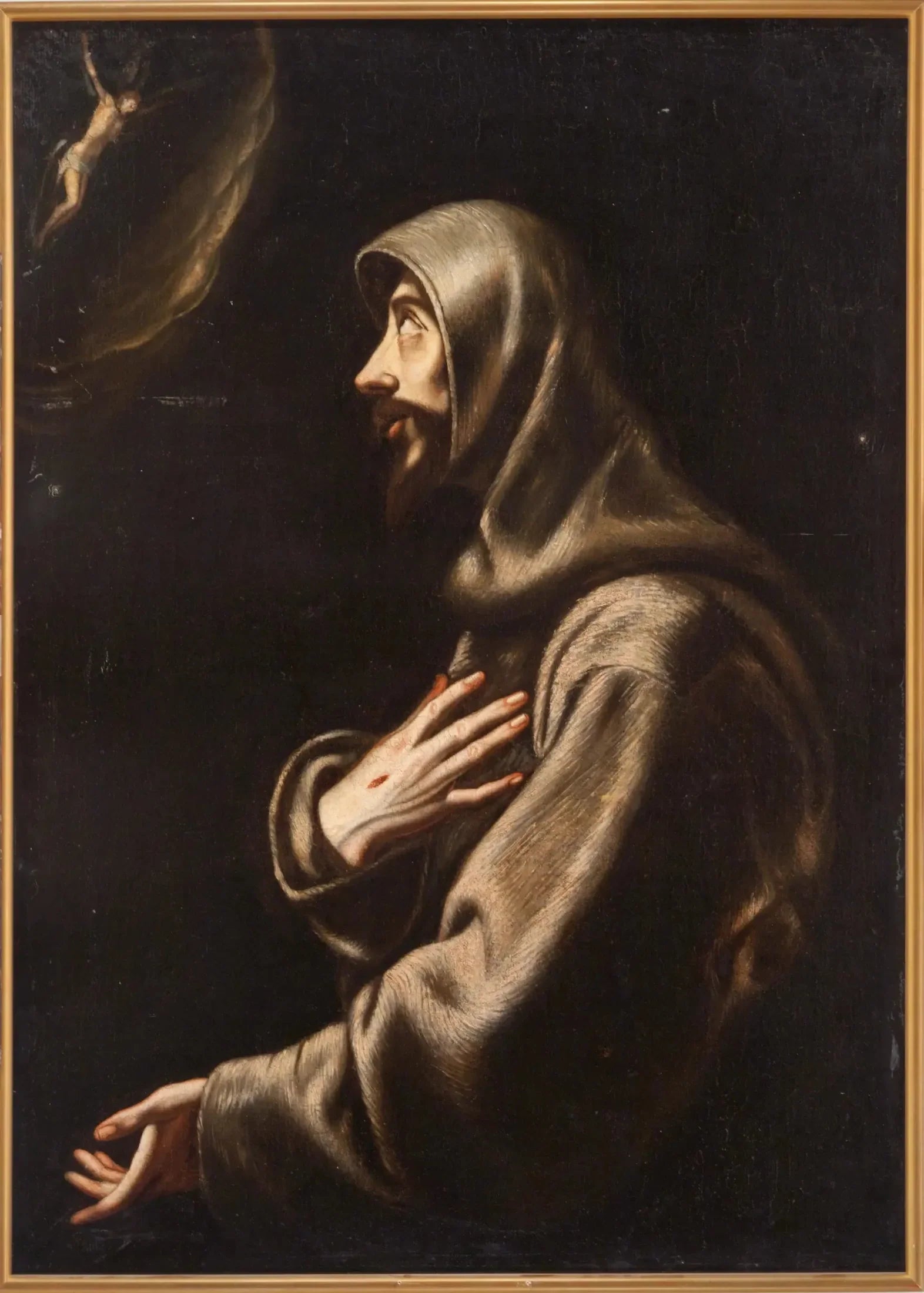 Saint François d'Assise en méditation - El Greco image 1 reproduction artisanale de tableau