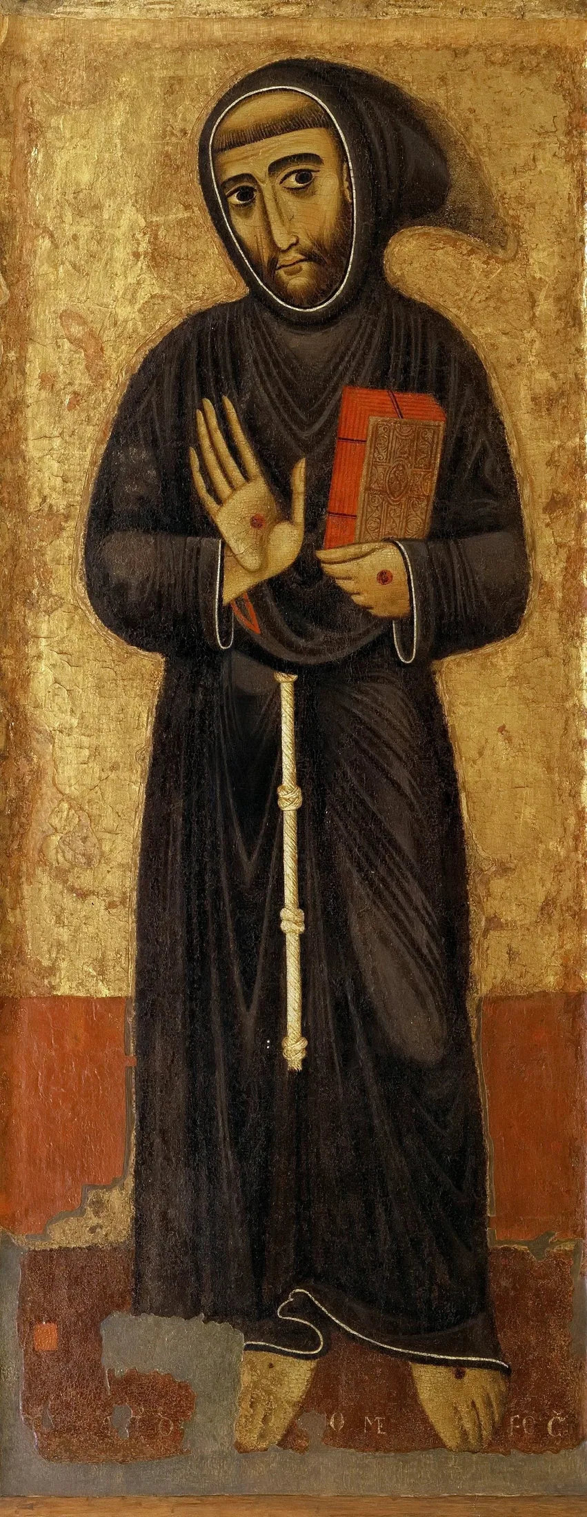 Saint François d'Assise - Margaritone d'Arezzo image 1 copie de tableau peinte à la main