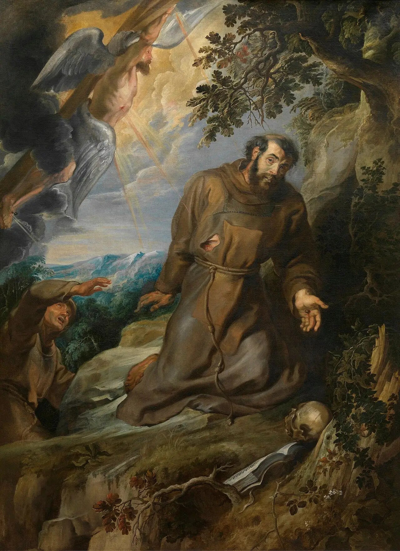 Saint François d'Assise recevant les Stigmates - Peter Paul Rubens image 1 reproduction artisanale de tableau