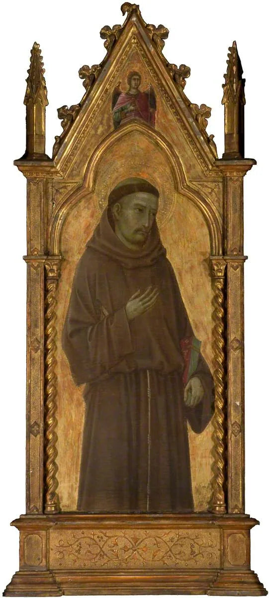Saint François d'Assise - Ugolino di Nerio image 1 copie de tableau peinte à la main