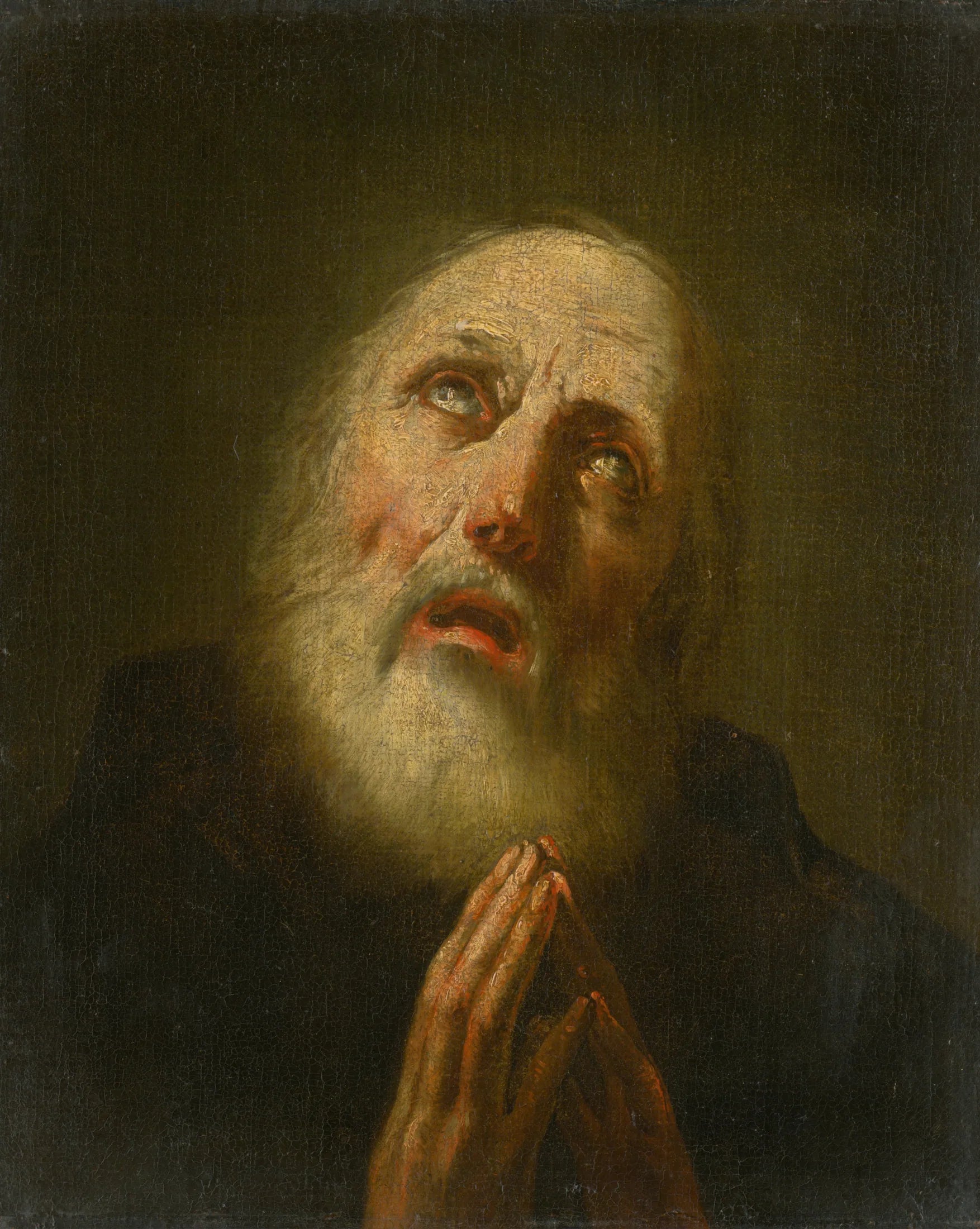 Saint François de Paule - Giovanni Battista Piazzetta image 1 copie peinte à la main à l’huile