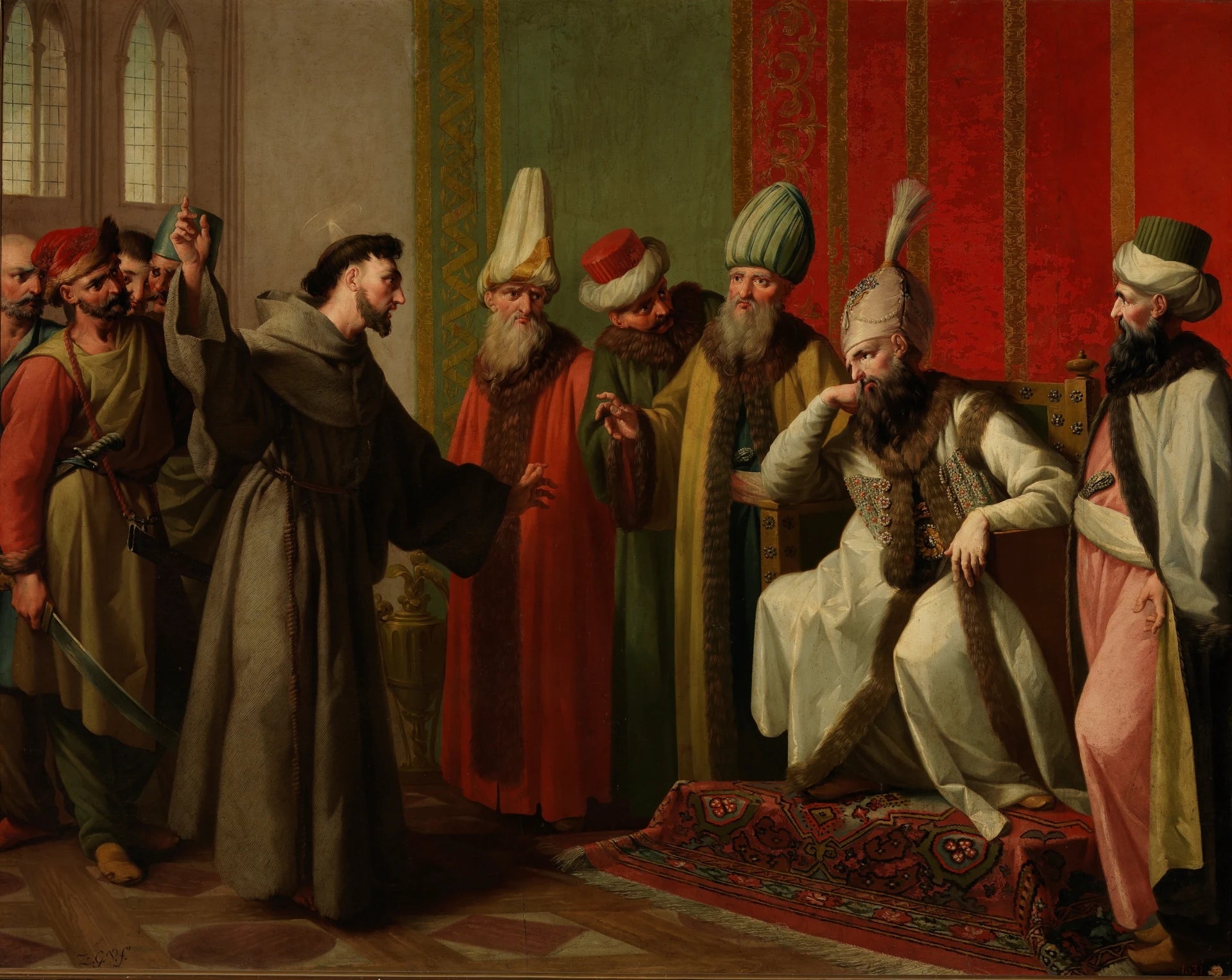 Saint François devant le sultan d'Egypte Malec-el-Kamal - Zacarías González Velázquez
