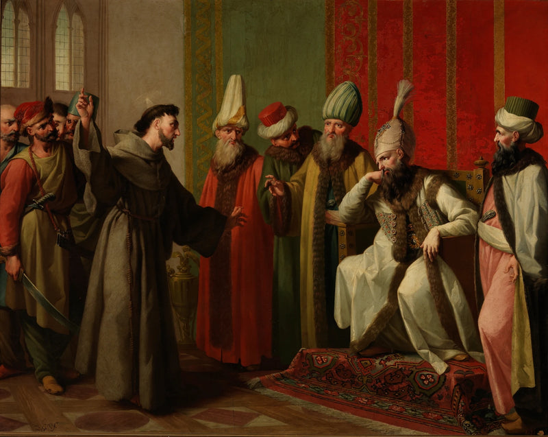 Saint François devant le sultan d'Egypte Malec-el-Kamal - Zacarías González Velázquez