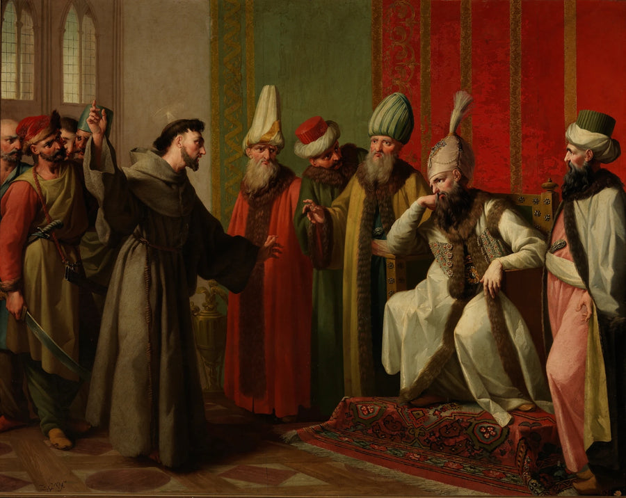 Saint François devant le sultan d'Egypte Malec-el-Kamal - Zacarías González Velázquez