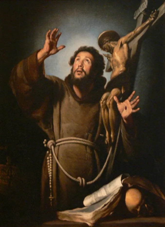 Saint François en extase - Bernardo Strozzi image 1 reproduction de peinture à l’huile