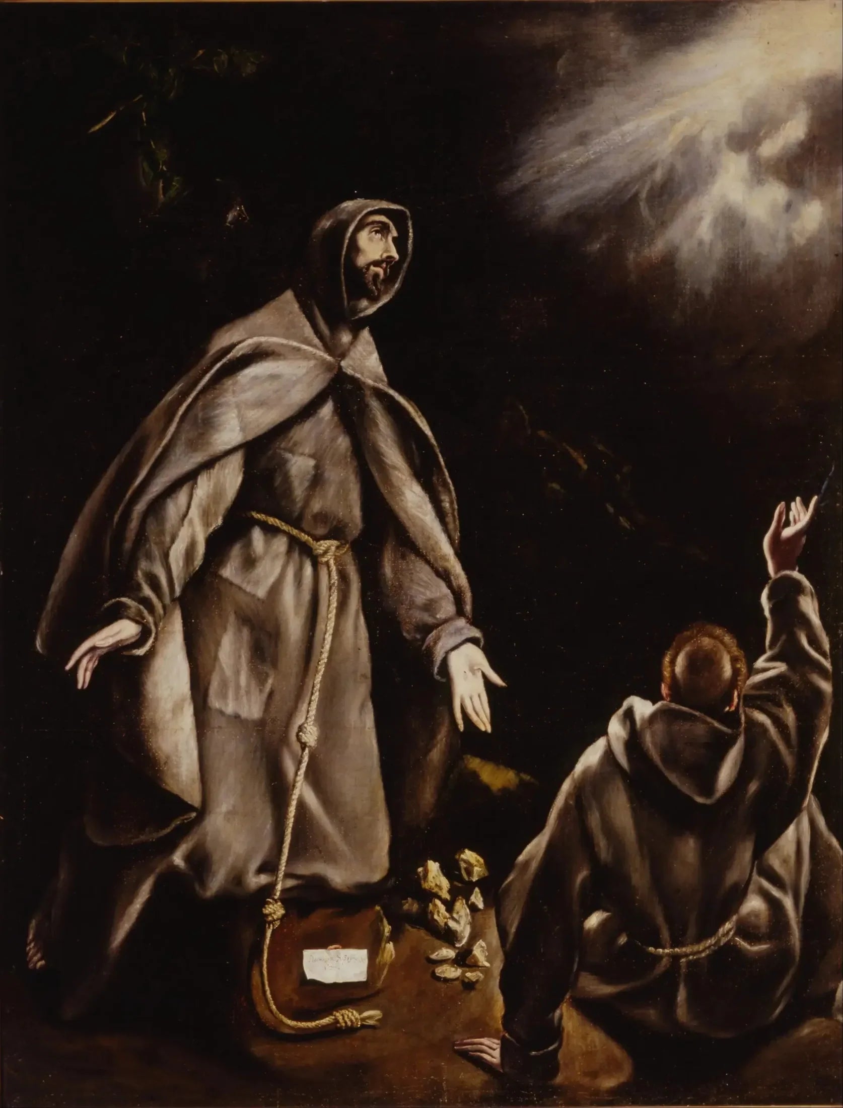 Saint François en extase - El Greco image 1 reproduction artisanale de tableau