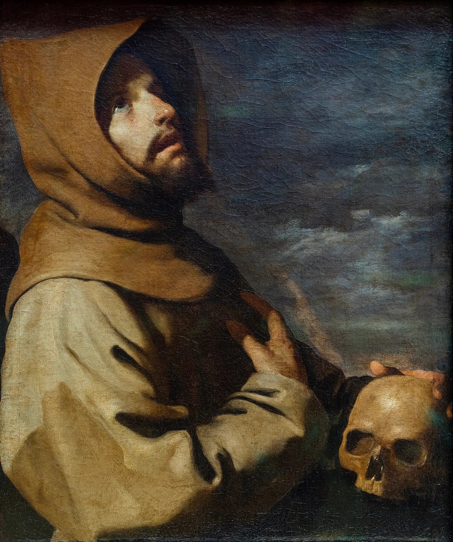 Saint François en extase - Francisco de Zurbarán image 1 copie peinte à la main à l’huile