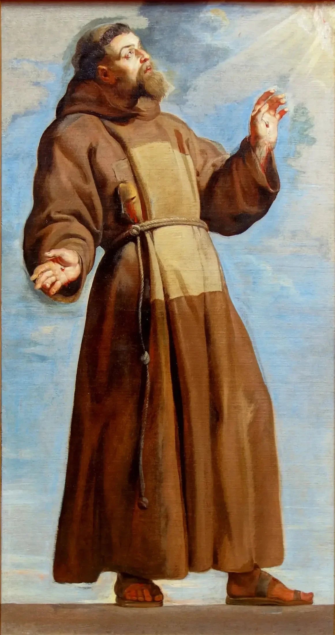 Saint François en extase - Peter Paul Rubens image 1 reproduction de peinture à l’huile