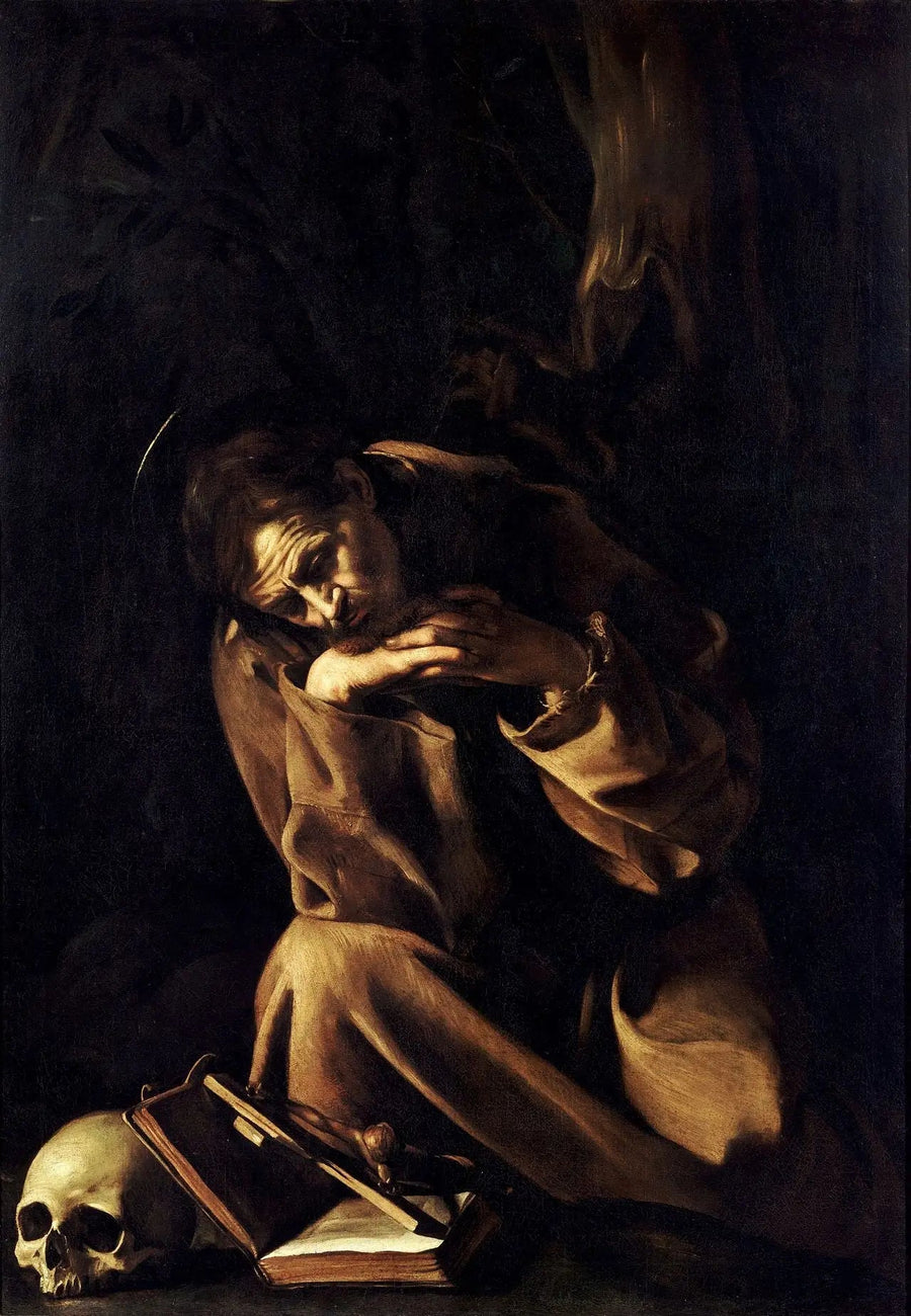 Saint François en méditation sur le crucifix - Le Caravage