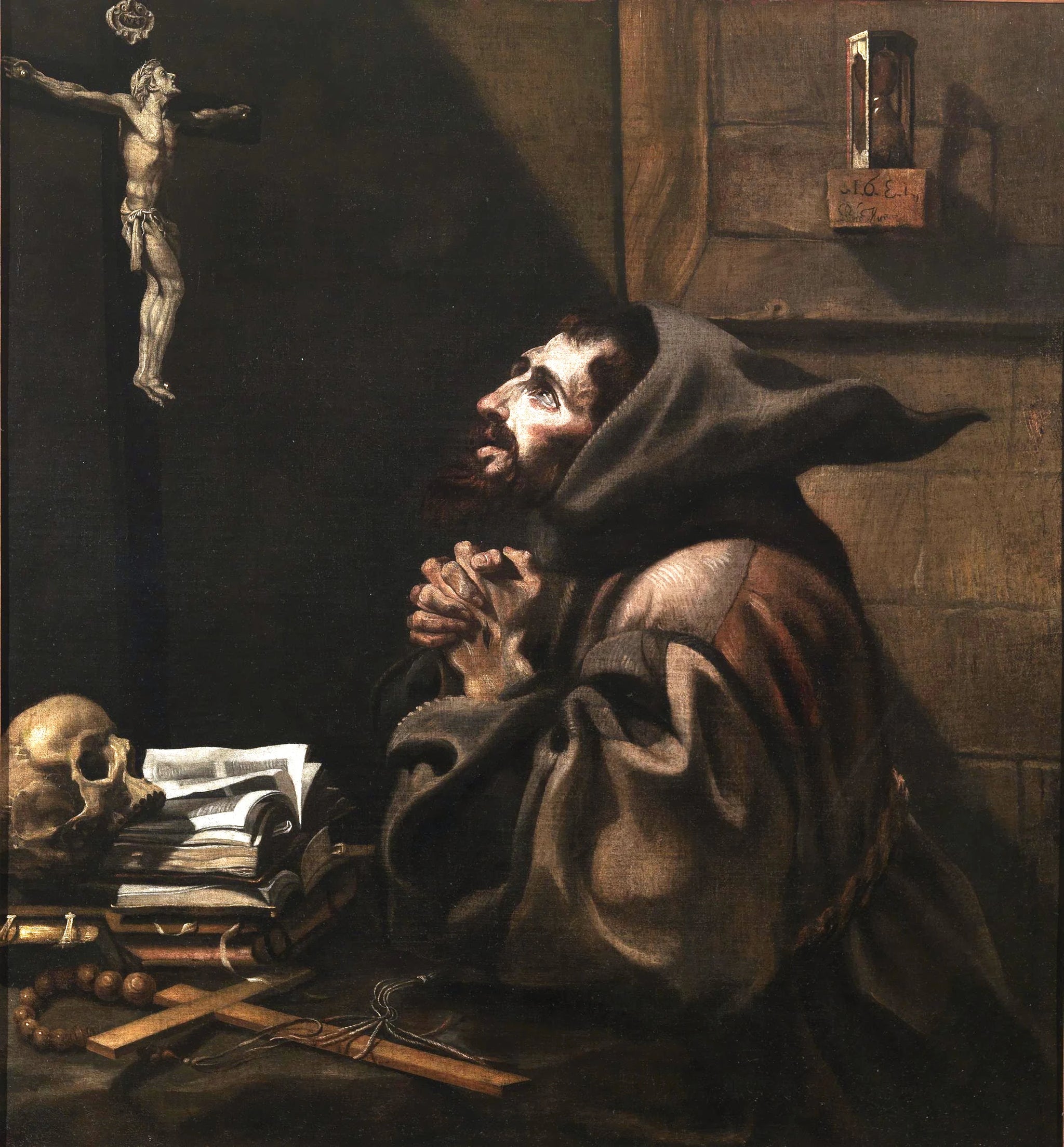 Saint François en prière - Blas Muñoz