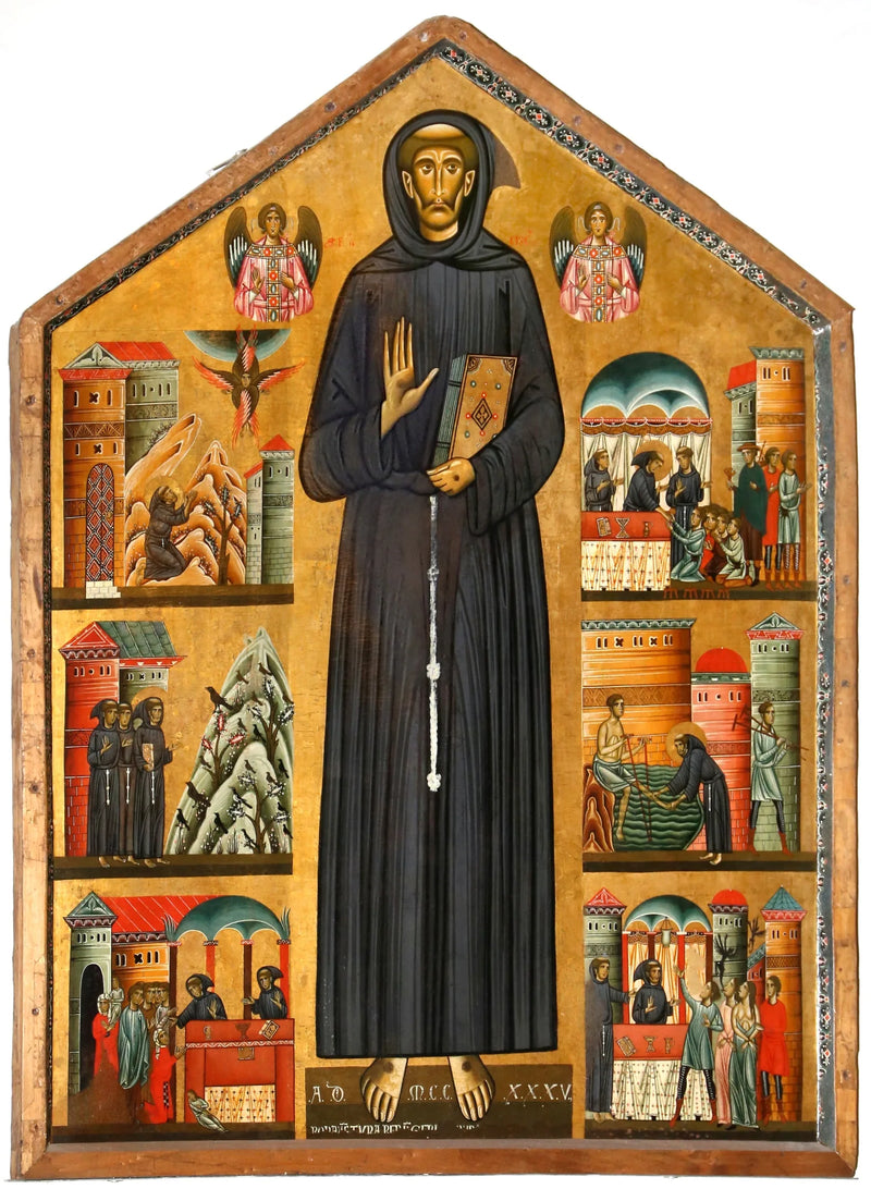 Saint François et six scènes de sa vie - Bonaventura Berlinghieri