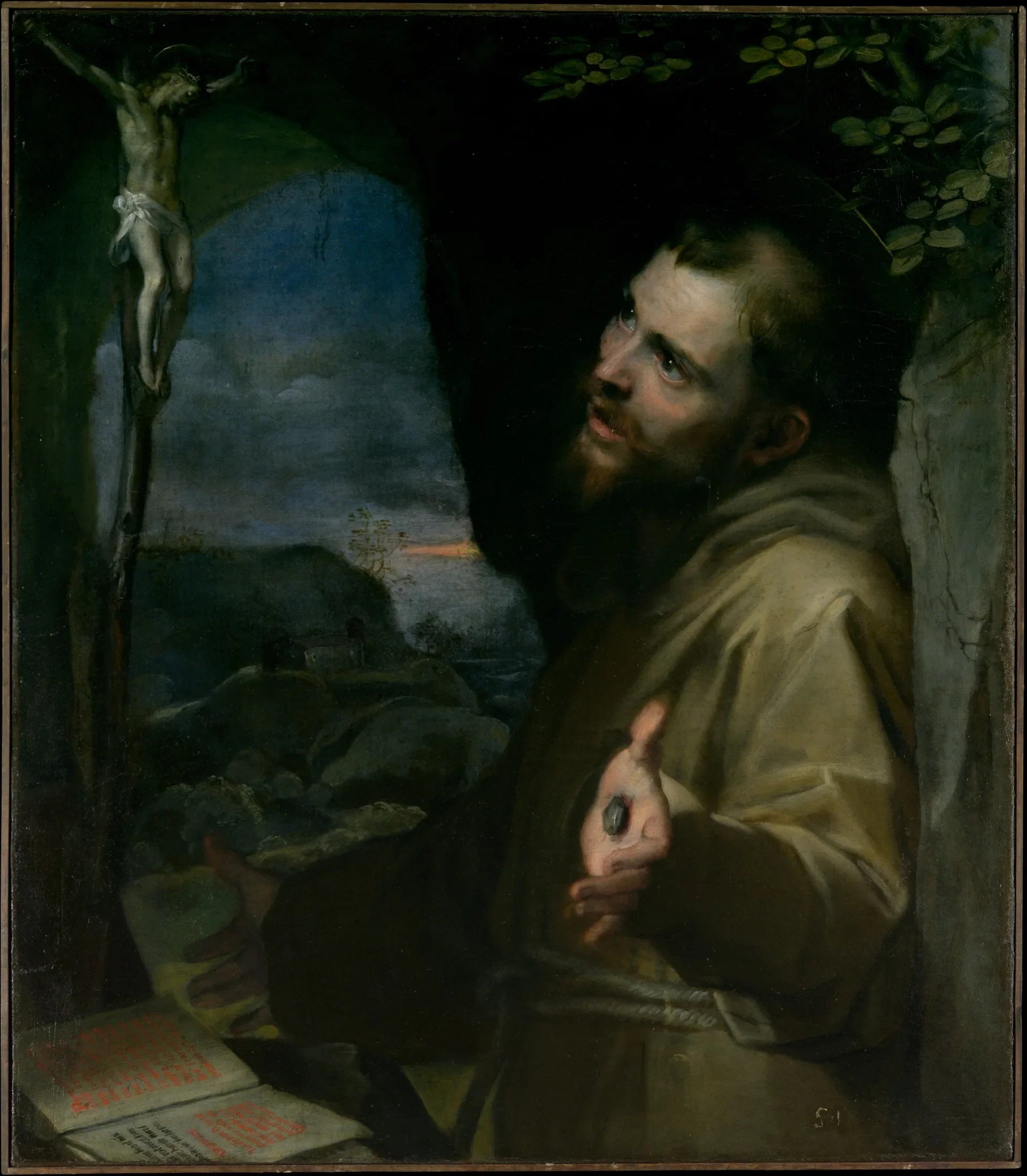 Saint François - Federico Barroci image 1 reproduction artisanale de tableau