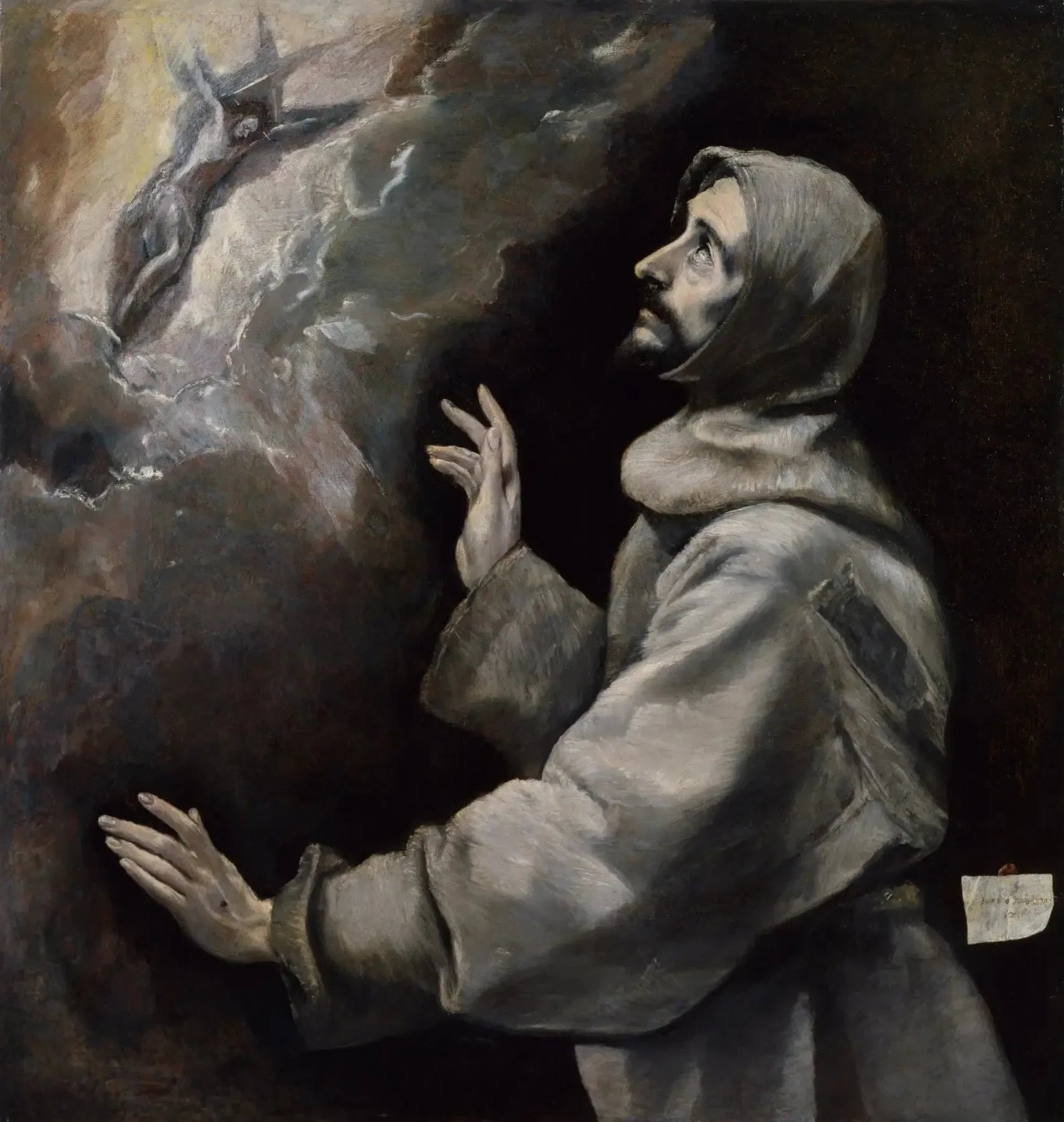 Saint François recevant les stigmates - El Greco image 1 reproduction de peinture à l’huile