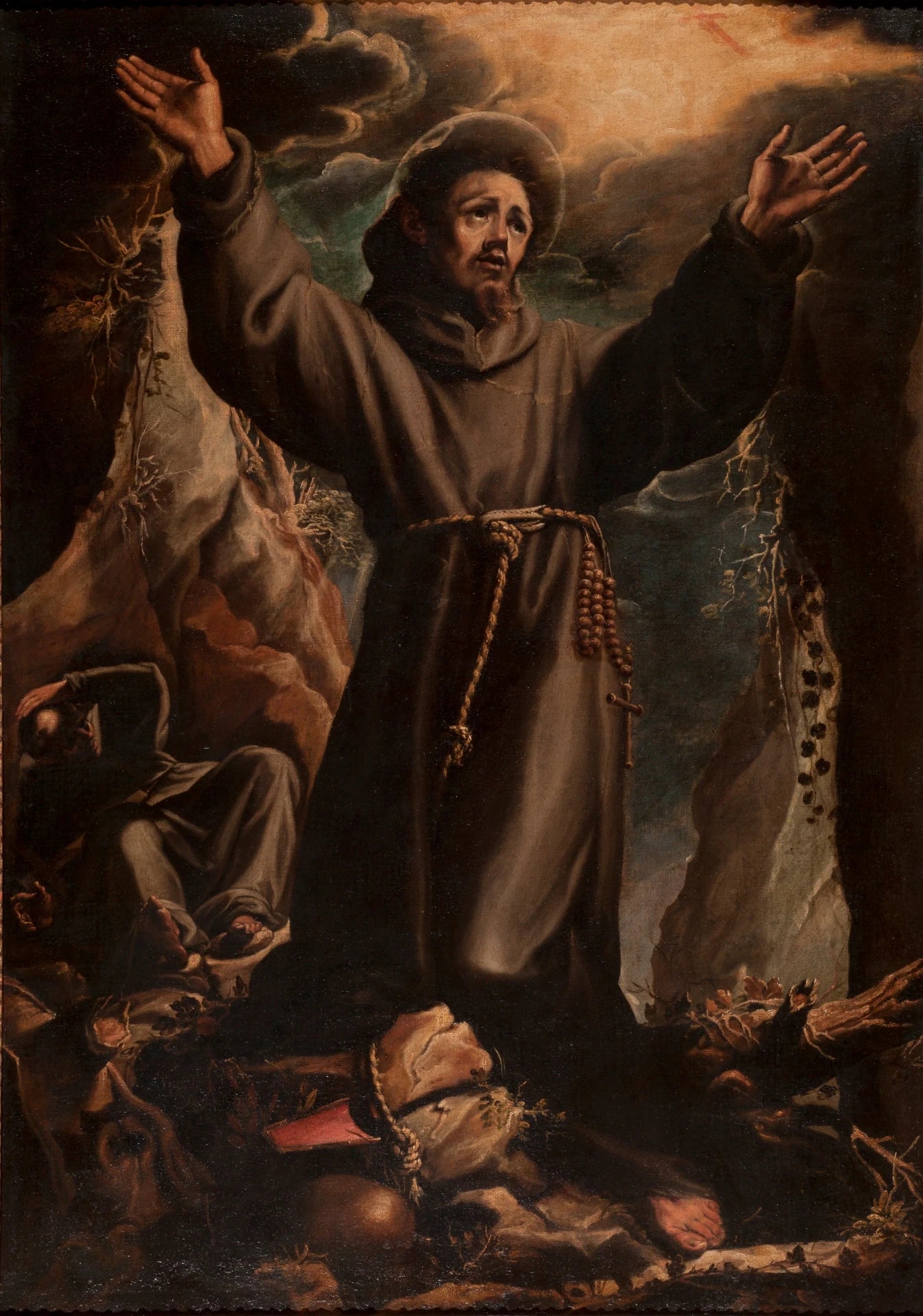 Saint François recevant les stigmates - Orazio Borgianni