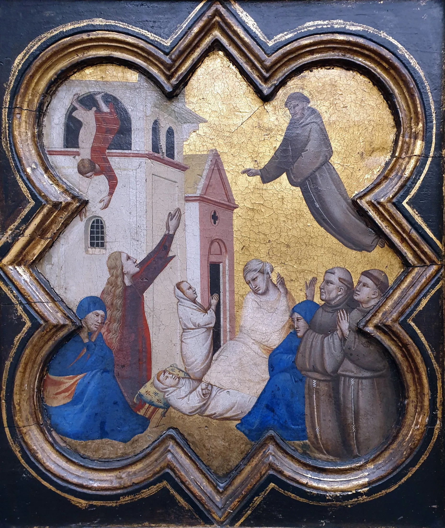 Saint François ressuscite un enfant - Taddeo Gaddi image 1 reproduction réalisée par Alpha Reproduction