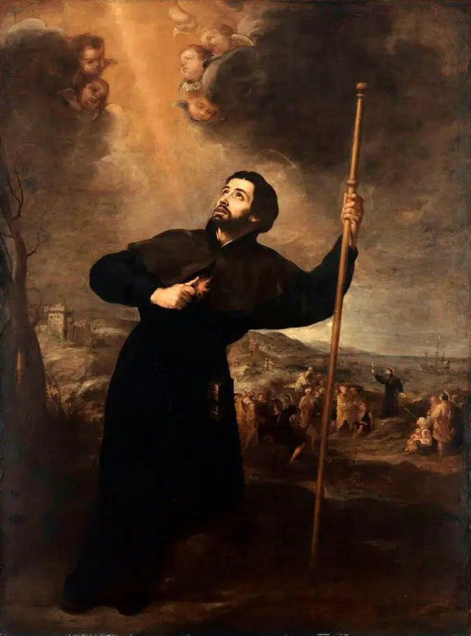 Saint François Xavier - Bartolomé Esteban Murillo image 1 tableau peint à l’huile sur toile
