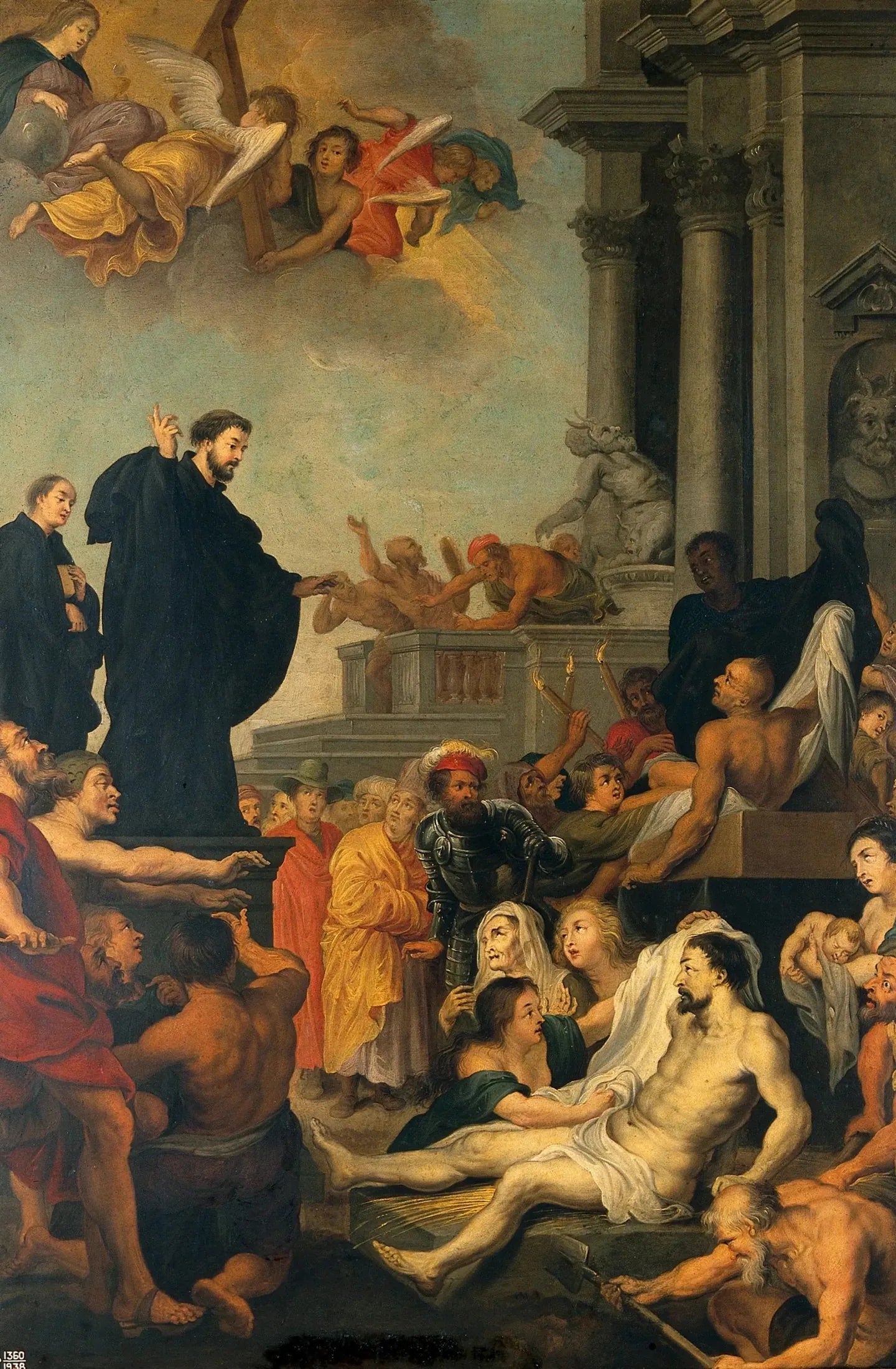 Saint François Xavier prédication et guérison - Peter Paul Rubens image 1 reproduction artisanale de tableau